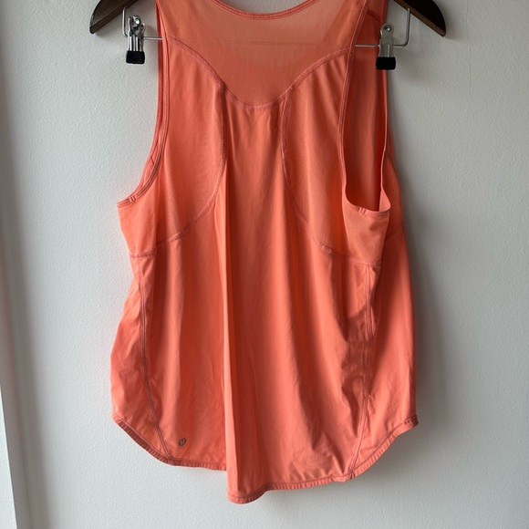 Lululemon Peach/Orange Tank Size 6 - Picture 3 of 5
